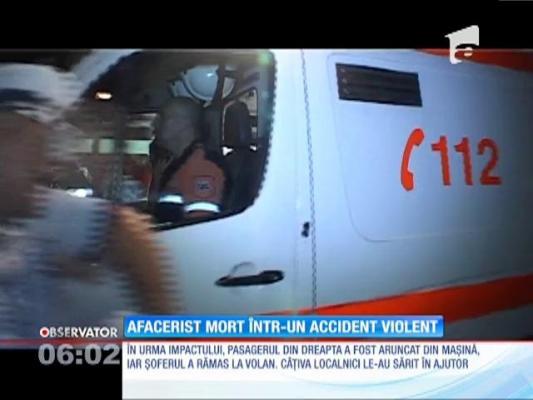 Un afacerist clujean a murit şi doi prieteni ai săi au fost grav răniţi, într-un cumplit accident rutier