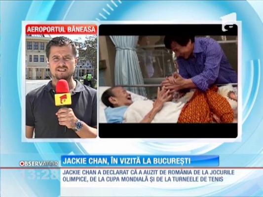 Jackie Chan, în vizită la Bucureşti