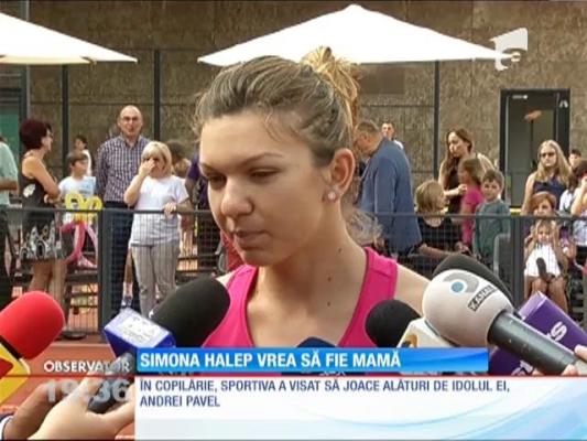 Simona Halep vrea să fie mamă