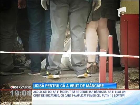 Crimă OBOR: Ucisă pentru că a vrut să mănânce