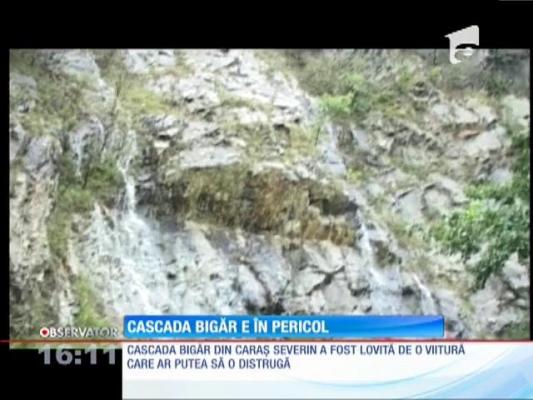 Cascada Bigăr e în pericol