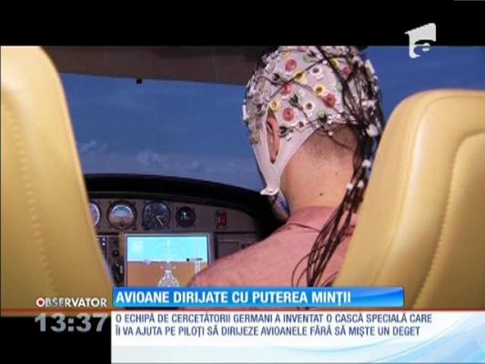 Avioane dirijate cu puterea minţii