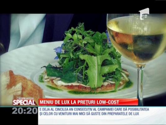 Special! Meniu de lux la prețuri low-cost