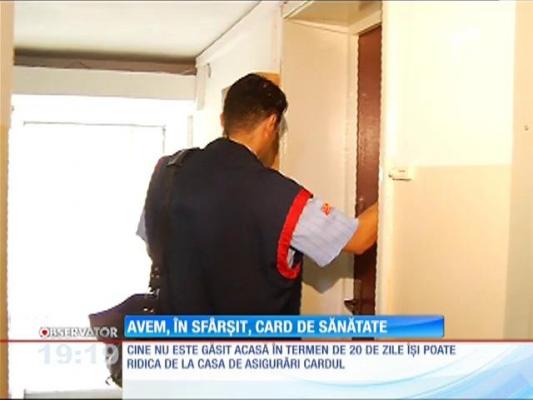 Cardul de sănătate, adus de poștaș