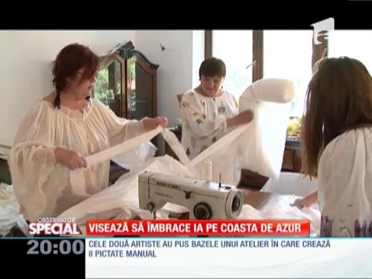Special! Visează să îmbrace ia românească pe Coasta de Azur
