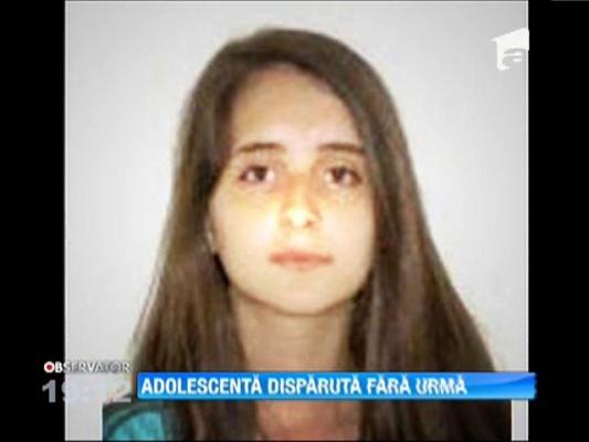 Adolescentă dispărută fără urmă