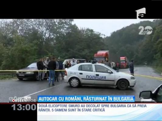 Bilanțul accidentului din Bulgaria: O femeie a murit şi alţi 14 oameni au fost răniţi!