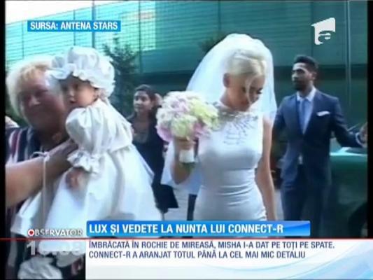 Lux și vedete la nunta lui Connect-R