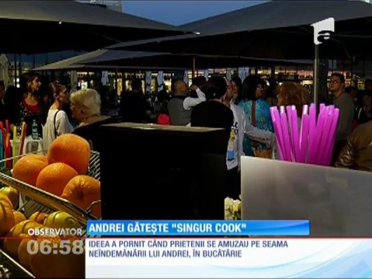 Juratul emisiunii "Te cunosc de undeva", Andrei Aradits, și-a lansat o emisiune online de gătit: "Singur cook"