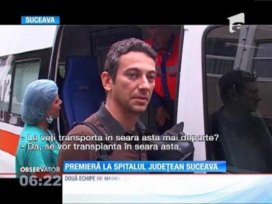 Operație de prevelare de organe la spitalul județean Suceava