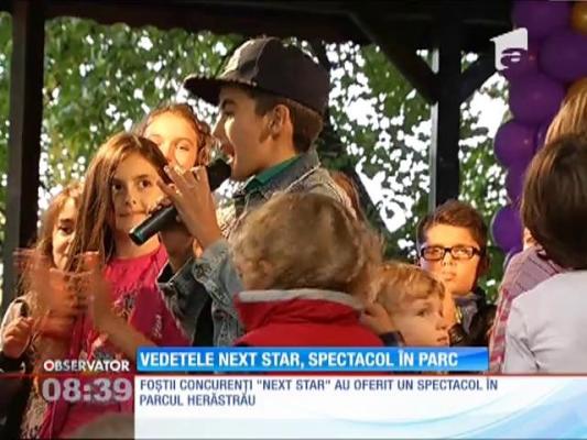 Vedetele Next Star, spectacol în parc