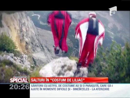 Special! Salturi în ”costumul de liliac”