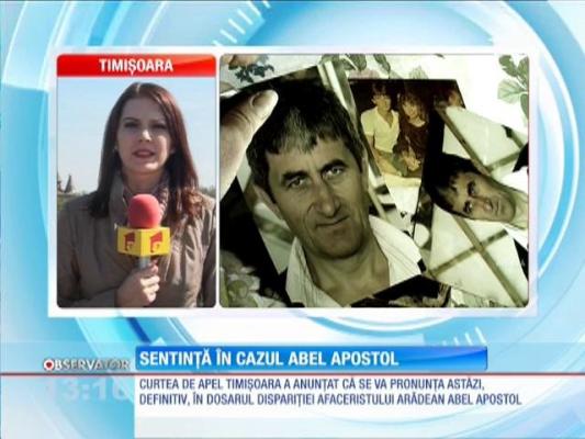 Azi aflăm verdictul în cazul "Abel Apostol"