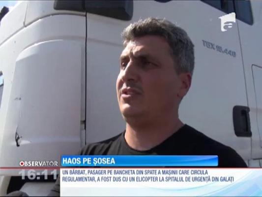 Haos pe o şosea din Brăila. Şase oameni au fost răniţi