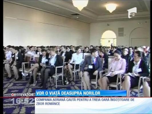 Peste 100 de fete s-au luptat pentru un post de stewardesă