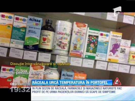 Vânzătorii din magazinele naturiste dau recomandări neavizate şi scumpe