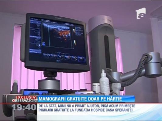 Mamografii gratuite doar pe hârtie