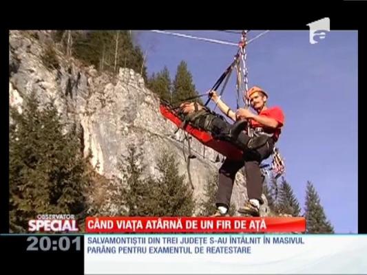 Special! Salvamontiștii, examen de reatestare în Parâng
