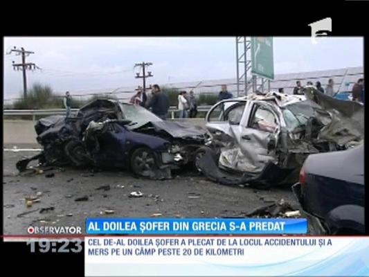 Al doilea șofer din TIR-ul care a provocat carnagiul din Grecia s-a predat