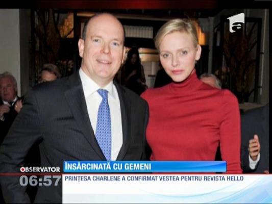 Prinţesa Charlene de Monaco va naște gemeni