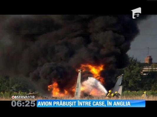 Un avion F-15 al forţelor aeriene americane s-a prăbuşit pe un câmp din estul Angliei