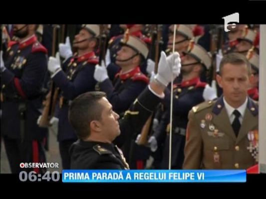 Prima paradă a regelui Felipe al VI-lea
