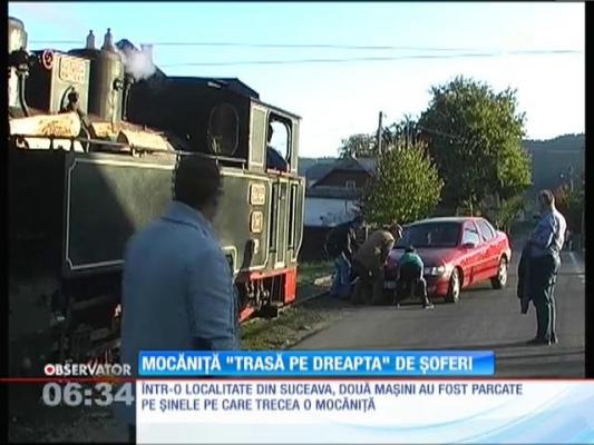 Mocăniţă "trasă pe dreapta" de şoferi