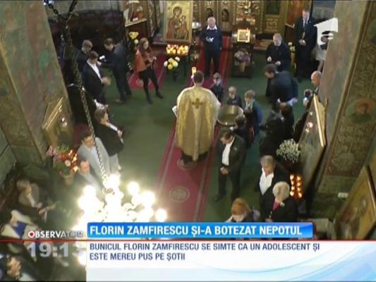 Fericire mare! Actorul Florin Zamfirescu și-a botezat nepotul