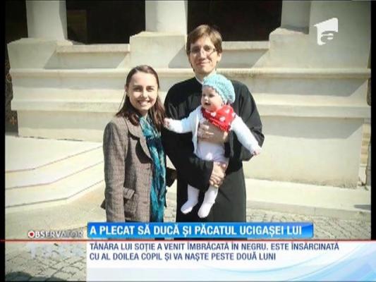 Preotul ucis de studenta beată la volan, plâns de sute de oameni