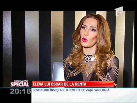 Janina Nectara, eleva lui Oscar de la Renta