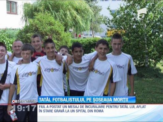 Tatăl fotbalistului, pe șoseaua morții