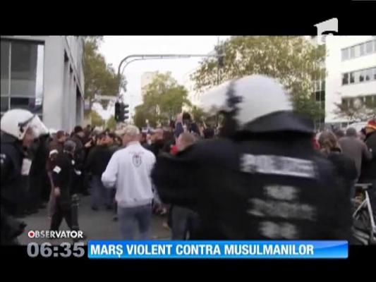 Confruntări violente între poliţiştii din Koln și mai mulți manifestanţi antimusulmani