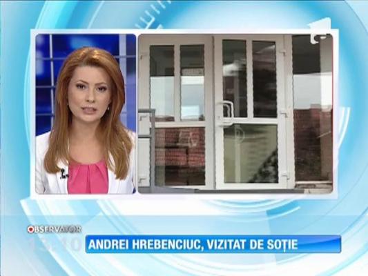 Andrei Hrebenciuc, vizitat de soţie în arestul Poliţiei Braşov