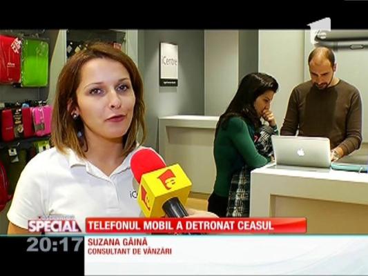 Telefonul mobil a detronat ceasul