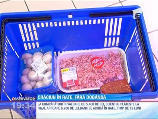 Friptură de sărbători în rate. Mănânci acum şi plăteşti la anul