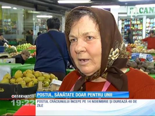 Mâncarea de post, sănătate doar pentru unii