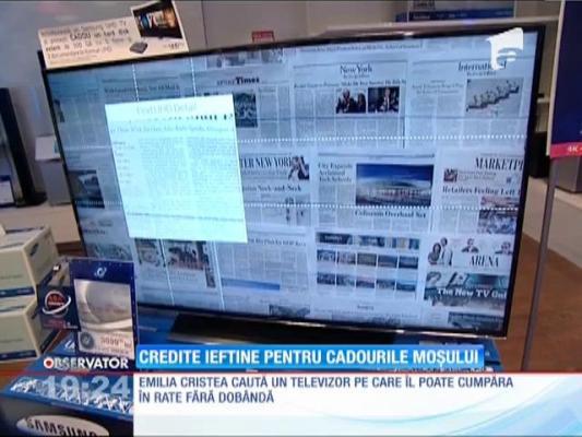 Credite ieftine pentru cadourile lui Moş Crăciun