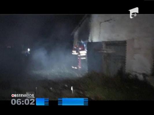 Incendiu la un grajd în Baia Mare