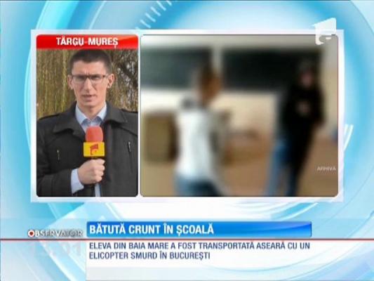 Baia Mare: O elevă de clasa a VII-a a fost bătută crunt de un coleg de clasă