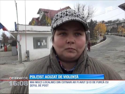 Polițist acuzat de violență