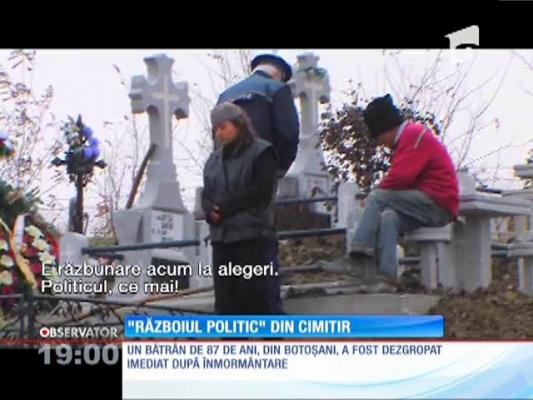 ”Războiul politic” din cimitir