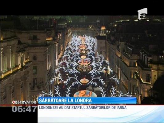 Trupa Take That a dat startul sărbătorilor de iarnă la Londra