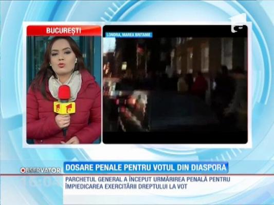 Dosare penale pentru votul din diaspora