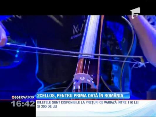 Two Cellos, pentru prima dată în România