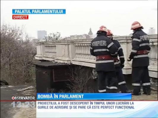 Bombă în Parlament