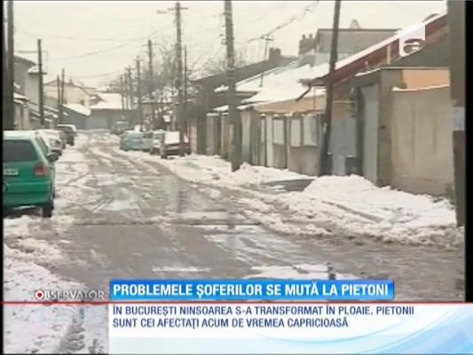 Problemele șoferilor se mută la pietoni