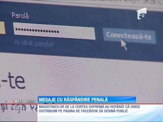 Pagina de Facebook a devenit spațiu public