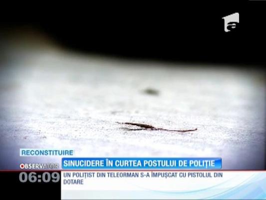 S-a sinucis cu arma din dotare!