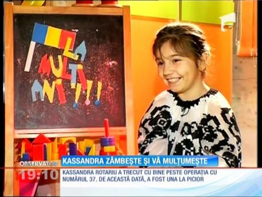 Moş Nicolae a adus bucurie şi în sânul familiei Rotariu. Kassandra a trecut cu bine peste operaţia cu numărul 37