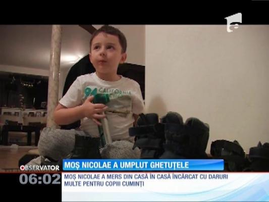 Moş Nicolae a umplut ghetuţele!